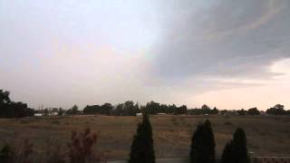 preview picture of video 'thunder and lightning storm 8/25/2013 hermiston oregon'