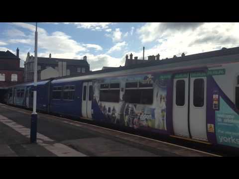 Trains at Wigan Wallgate Kirkby/Southport to Manchester line 5/3/16