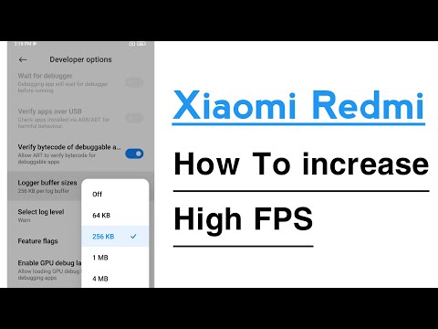 Xiaomi Redmi High FPS Setting How to increase FPS in Redmi Phone