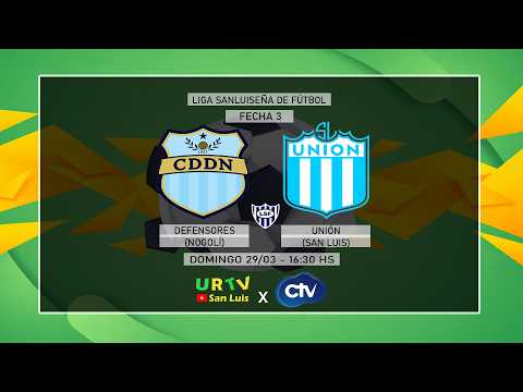 Primera División A | Fecha 3 | Defensores (Nogolí) Vs. Unión (San Luis)