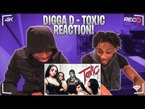 AMERICANS REACT TO DIGGA D - TOXIC !
