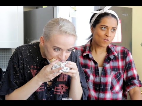 CHIPOTLE CHALLENGE // Lilly Singh & Madilyn Bailey