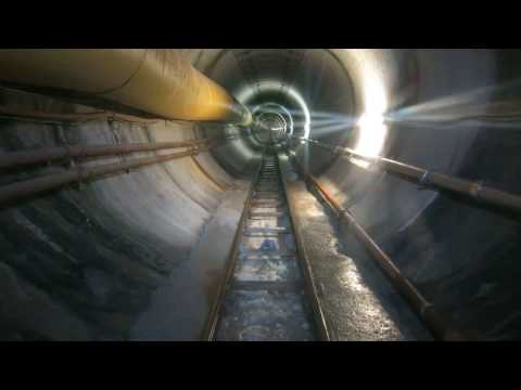 Bau-Standseilbahn Oberwald - Gletsch 2016 Talfahrt Funicular