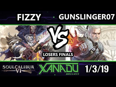 F@X 283 SC6 - Fizzy (Cervantes) Vs. gunslinger07 (Geralt) - Soul Calibur VI Losers Finals
