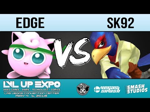 LVL Up Expo 2018: [Melee] BHC | Edge (Jigglypuff) vs SK92 (Falco) - Top 8