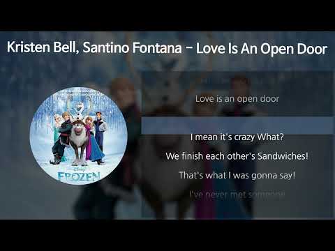 Kristen Bell, Santino Fontana - Love Is An Open Door [겨울왕국 OST] [가사/Lyrics]