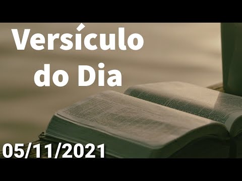 VERSÍCULO DO DIA 📖 05/11/2021