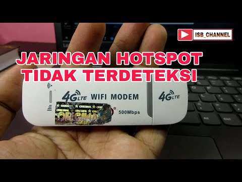 HOTSPOT TIDAK TERDETEKSI PADA USB MODEM 4G LTE WITH WIFI HOTSPOT