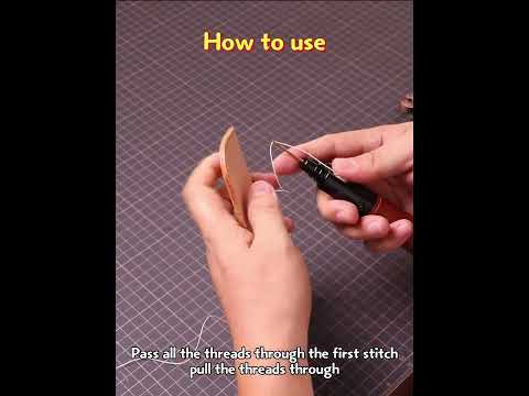 WUTA Leather Sewing Awl Thread Kit Speedy Stitcher Hand Sewing Machine Tools Craft Shoemaker Repair