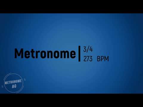 273 BPM 3/4 Metronome (30 min)
