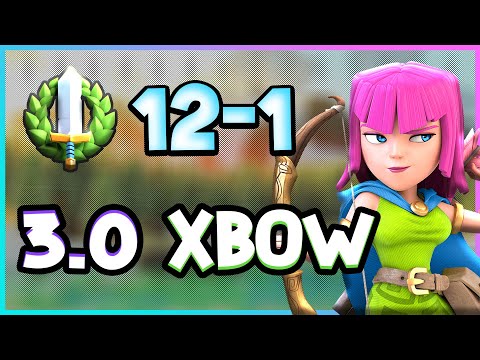 FULL 12 Win Classic Challenge with 3.0 Xbow (#8) — Clash Royale