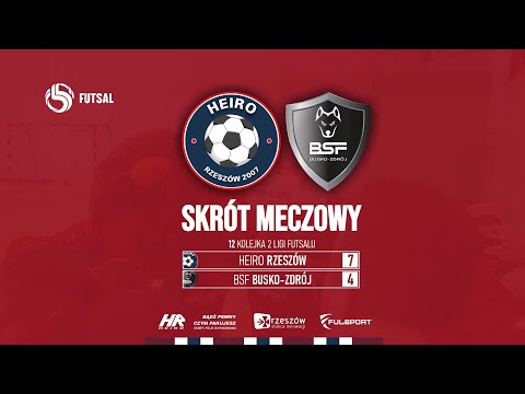 2 liga futsalu 2024/25: Heiro Rzeszów - BSF Busko-Zdrój 7-4 (skrót)