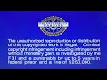 Warner Bros Fbi Anti Piracy Warning