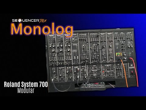 Roland System 700 Modular Synthesizer - SequencerTalk Monolog - Depeche Mode und NItzer Ebb in a Box