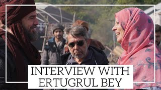 ERTUGRUL ACTOR INTERVIEWED BY LAUREN BOOTH - ON SET video