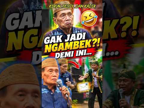 Momen pecah : TESSY GAK JADI NGAMBEK?! DEMI INI.. #gusdur #srimulat #abahkirun
