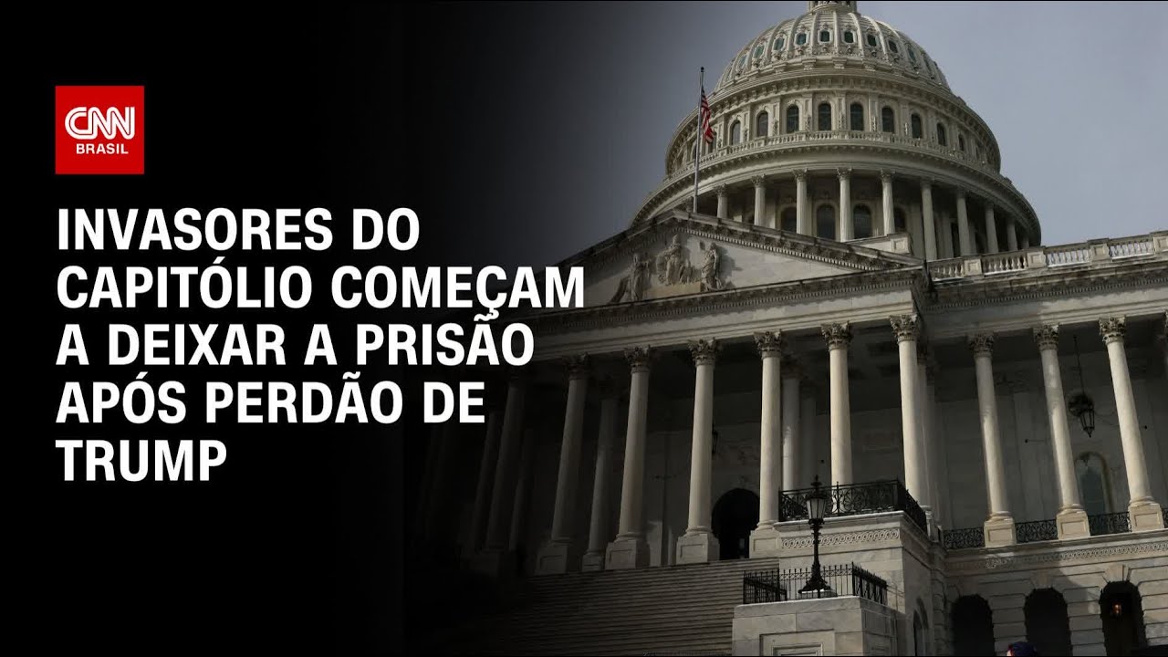 Invasores do Capitólio começam a deixar a prisão após perdão de Trump | BASTIDORES CNN