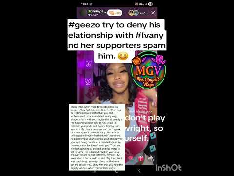Tiktoker Ivany's boyfriend Geezo disowns her on live allegedly. #Ivany