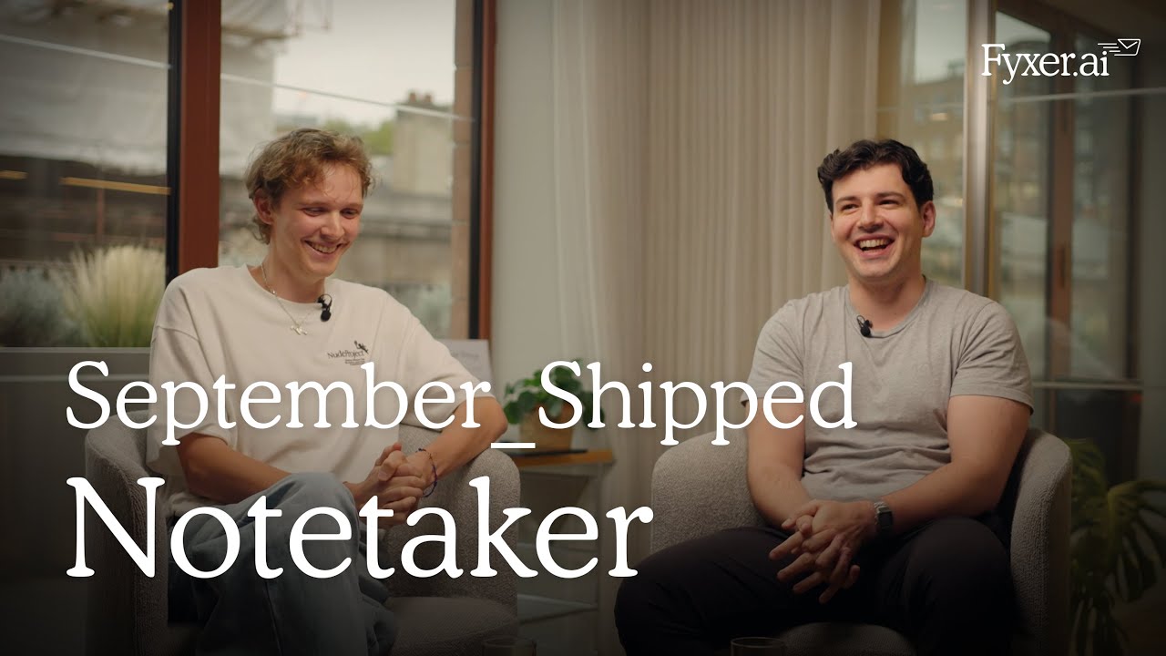 September_Shipped: Fyxer's AI Notetaker Now Records In-person Meetings video thumbnail