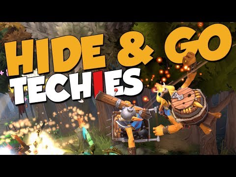 HIDE AND GO TECHIES! - DotA 2 Funny Moments + Arcana Giveaway!