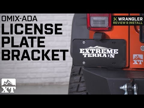 Jeep Wrangler Omix-ADA License Plate Bracket (2007-2018 JK) Review & Install