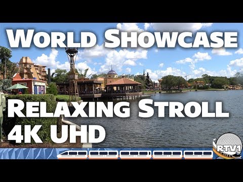 Epcot World Showcase - Relaxing Stroll & Tour Part 2  - 2018 Food & Wine Festival