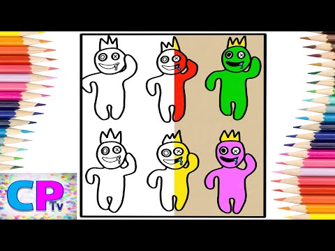 Rainbow Friends Roblox Coloring Pages on IPad/@coloringpagestv /3rd Prototype - I Know [NCS Release]