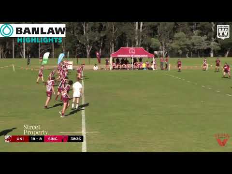 2019 NHRU Premier 2 - Round 15 Highlights - University v Singleton