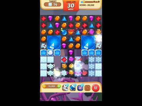Jewel Match King Level 379 - Walkthrough ( No Booster )