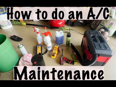 How to perform an air conditioning maintenance