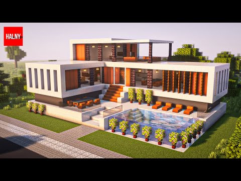 How to build a mansion in minecraft step by step