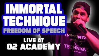 FREEDOM OF SPEECH - IMMORTAL TECHNIQUE LIVE AT THE O2 ACADEMY BRISTOL - SEPT 16TH 2022