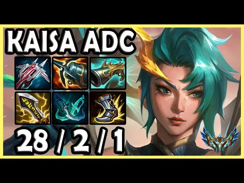 Kaisa vs Jinx (Quadra Kill) ADC - EUW Challenger Patch 12.6 ✅