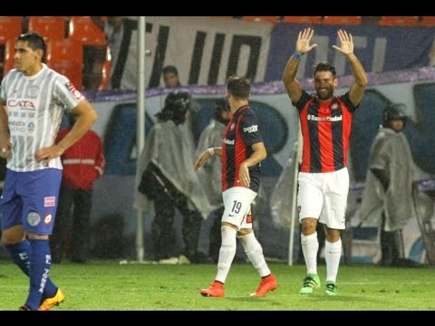 Gol de Cauteruccio  Godoy Cruz 0   San Lorenzo 1  Fecha 10  Primera División 2016