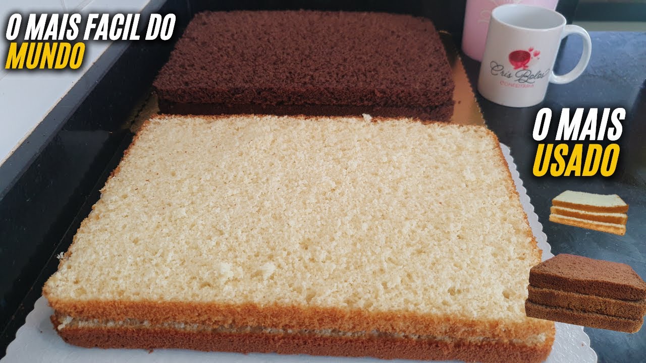 Massas para Bolo de aniversário As Melhores e Mais fácil do Mundo