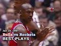 January 19, 1997 Bulls vs Rockets highlights