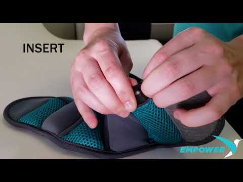 Empower Ankle Weights: how to insert and remove weight bars
