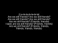 Tyler The Creator Are We Still Friends Lyrics