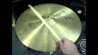 Video thumbnail for 22 A Zildjian Deep Ride by kevinsdrumstuff