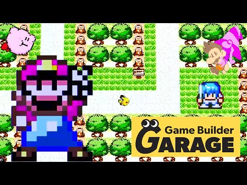 Super Mario World, Pokémon Pikachu, an RPG & Kirby Game Builder Garage Games