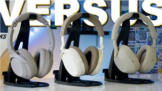 Video thumbnail for Sennheiser Momentum 4 Vs Sony 1000XM5 Vs Sony 1000XM4 by GYMCADDY