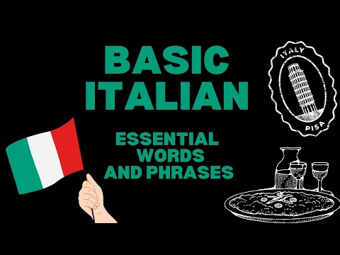 Basic Italian Most Essential Words And Phrases | How to say 'yes' & more in Italian