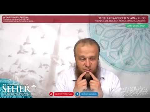 Teberuk, naklon, oprost za mušrike - 10 djela koja izvode iz vjere 41. dio - prof. Semir Vatrić