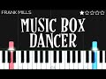 Frank Mills - Music Box Dancer | EASY Piano Tutorial