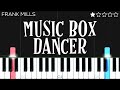 Frank Mills - Music Box Dancer | EASY Piano Tutorial