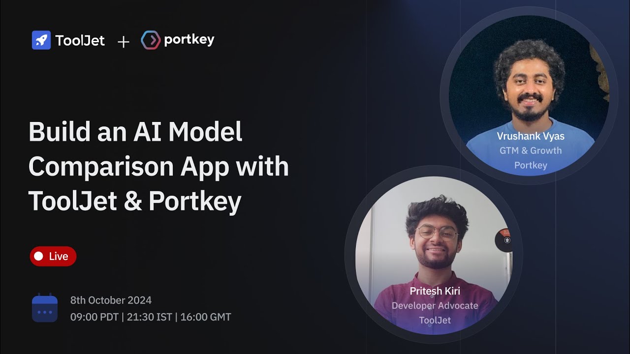 Build an AI Model Comparison App with ToolJet & Portkey