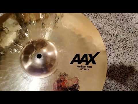 My new 15" AAX Medium hats