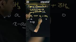 Trick for Degree of Dissociation - IIT JEE & NEET | Chemical Equilibrium #shorts #jeechemistry