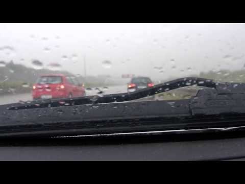 Hagel Hannover/Laatzen Autobahn A7 - 27.07.2013 / Hagelschauer Juli 2013