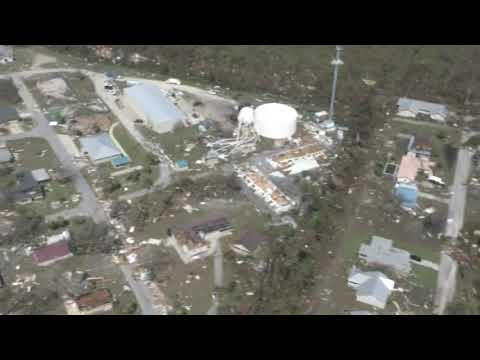 The devastation inflicted by Hurricane Michael came into focus from the air Thursday with rows upon rows of homes found smashed to pieces, and rescue crews struggling to enter stricken areas. (Oct. 11)